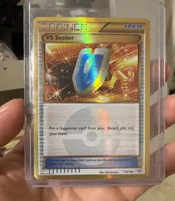Pokemon TCG VS Seeker Roaring Skies Holo Card 110/108 - Touch of Gold - Image 1
