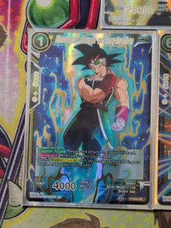3 Card Bardock Bundle P-067, 204 & 262 PR Gold Foil Dragon Ball Mint Set - Image 3