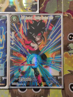 3 Card Bardock Bundle P-067, 204 & 262 PR Gold Foil Dragon Ball Mint Set - Image 4