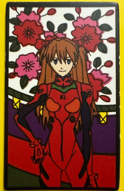 Asuka Langley Soryu Neon Genesis Evangelion HANAFUDA Playing Card Japanese - Image 1