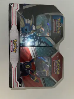 New Pokemon Trading Card Game: Vaporeon Umbreon Tin Bundle 820650855658 - Image 4