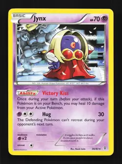 Jynx 36/83 LP Generations English Pokemon Card TCG - Image 1