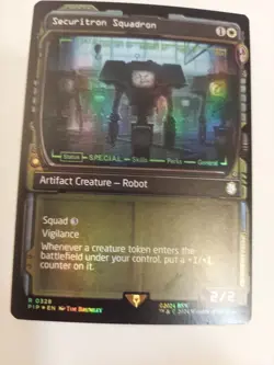 Securitron Squadron (Showcase) Universes Beyond: Fallout Foil - Image 1