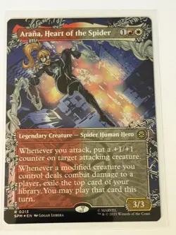 Arana, Heart of the Spider Borderless Marvel's Spider-Man Foil 213 - Image 1