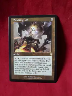 MTG Magic the Gathering Smelting Vat (18/240) The Brothers' War Commander LP - Image 1