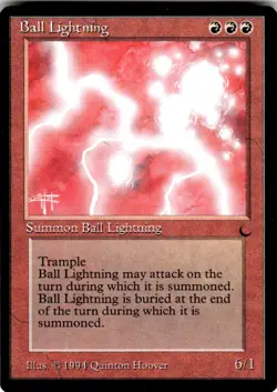 Magic The Gathering The Dark Ball Lightning - Image 1