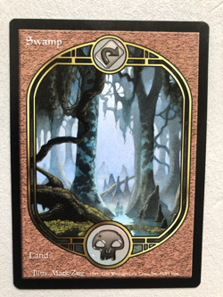 Mtg Carte Magic Unglued Swamp LP - Image 1