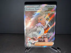 Professor Sada's Vitality 239 2023 Pokemon Paradox Rift FA Trainer UR Card NM+ - Image 1