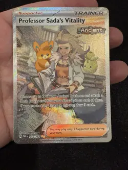 Professor Sada's Vitality Trainer Pokemon TCG Paradox Rift Full Art - Image 1