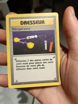 Recuperateur Set De Base Carte 74/102 Pokemon FR Rare Trading Card 1998 - Image 1
