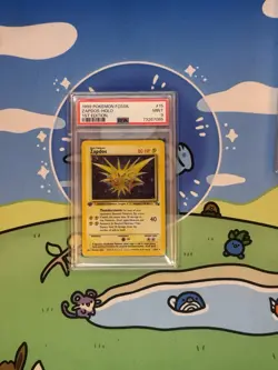 Pokemon TCG Zapdos Fossil 15 Holo 1st Edition Holo Rare - Image 1