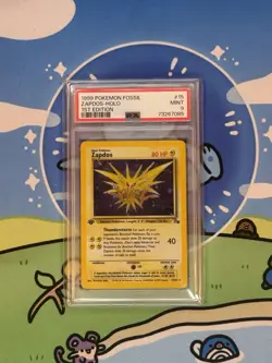 Pokemon TCG Zapdos Fossil 15 Holo 1st Edition Holo Rare - Image 4