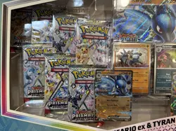 LOT OF 2 Pokemon Prismatic Lucario Ex Tyranitar Ex Premium Collection Sams Club - Image 2