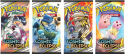 Pokemon TCG - 100% Authentic Empty Booster Pack - Sun & Moon COSMIC ECLIPSE Set - Image 1
