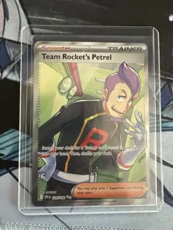 Pokemon TCG Team Rocket's Petrel 226/182 Destined Rivals Full Art Ultra Rare NM - Image 1