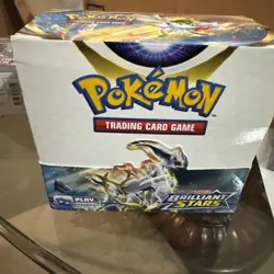 POKEMON LOT OF 36x SEALED SWSH Brilliant Stars BOOSTER PACKS NEW = BOX QTY - Image 1