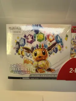 Pokemon Costco Prismatic Evolutions 2 Pack - 1 ETB - 1 Booster Bundle - Sealed - Image 2