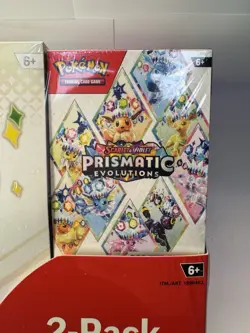 Pokemon Costco Prismatic Evolutions 2 Pack - 1 ETB - 1 Booster Bundle - Sealed - Image 3