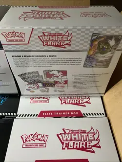 Set of 10 | Pokemon Black Bolt & White Flare Elite Trainer Box ETB (SEALED) - Image 3