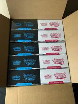 Set of 10 | Pokemon Black Bolt & White Flare Elite Trainer Box ETB (SEALED) - Image 4