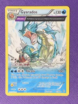 GYARADOS 21/98 - XY Ancient Origins Holo Rare Full Art - 2015 Pokemon Card LP - Image 1