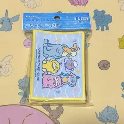 Pokemon Card Deck Shield Sleeve Dowasure Dowa Sure Trading Card Accessory - Image 1