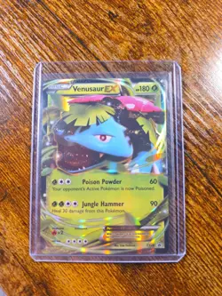 Pokemon TCG Venusaur EX Ultra Rare Card XY28 Black Star Promos - Image 1
