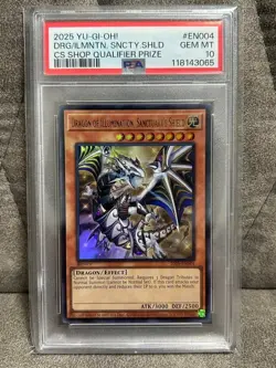 YuGiOh Dragon of Illumination PSA10 Japan Championship Promo Rare Card - Image 1