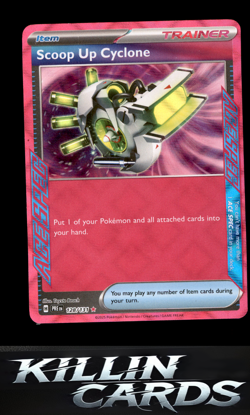 Scoop Up Cyclone 128/131 Pokemon ACE SPEC Rare SV: Prismatic Evolutions Card NM - Image 1