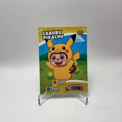 Labubu Pikachu Pokemon Labubu Cards Trading Game Card Peru US Seller - Image 1