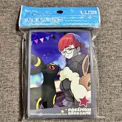Pokemon Card Penny Umbreon Deck Sleeves (Shield) 64 pcs Japan Ver New - Image 1
