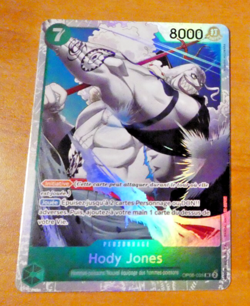 ONE PIECE CARD RARE HOLO GAME CARTE FRANCAISE OP06-035 HODY JONES SR FR NM - Image 1