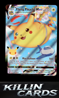 Flying Pikachu VMAX 007/025 Pokemon Ultra Rare Celebrations Card NM - Image 1