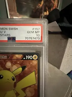 Pikachu V Full Art Holo Card 157/172 Swsh09 Brilliant Stars - PSA 10 Gem Mint - Image 4