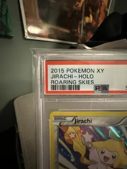 Pokemon XY Roaring Skies Jirachi Holo Card #42/108 2015 - PSA 9 - Image 3