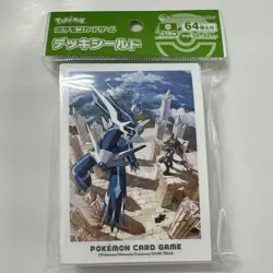 Pokemon Card Game Sleeves Sinnoh Adventure Dialga Lucario 64 Count japan - Image 1