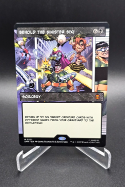 Behold the Sinister Six! Borderless M 0221 MTG Marvel's Spider-Man - Image 1