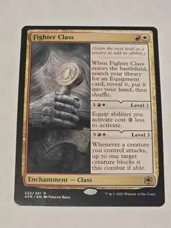 🔥 Fighter Class - Adventures in the Forgotten Realms - Magic the Gathering MTG! - Image 1