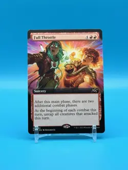 Full Throttle (Extended Art) - Aetherdrift (DFT) - MTG - Regular - NM - Image 1