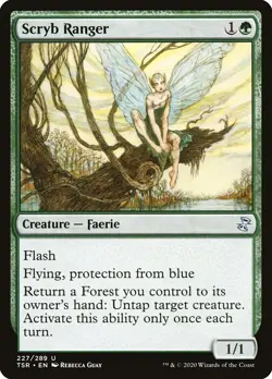 MTG -Scryb Ranger [Time Spiral Remastered] - Image 1