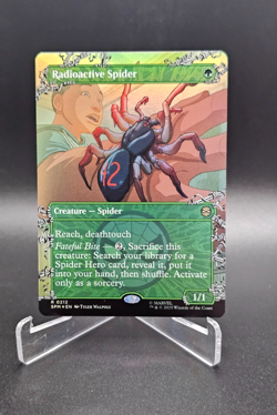 2025 Magic The Gathering MTG Marvel Borderless Foil #R 0212 Radioactive Spider - Image 1