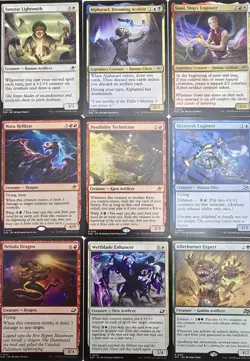 MTG Epic 5-Color Artifact Commander Deck-Infinite Guideline Station-Robot Army - Image 2