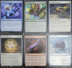 MTG Epic 5-Color Artifact Commander Deck-Infinite Guideline Station-Robot Army - Image 4