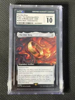 2023 MTG TALES OF MIDDLE-EARTH EXTENDED ART #380 THE ONE RING CGC 10 - Image 1