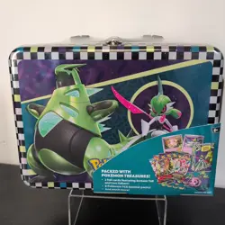 Pokemon TCG Collectors Chest Tin, 6 Booster Packs & 2 foil cards - Image 1