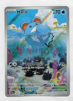 Marill 204/193 Sv02: Paldea Evolved Holo vintage pokemon 151 johto tcg pokemonza - Image 1