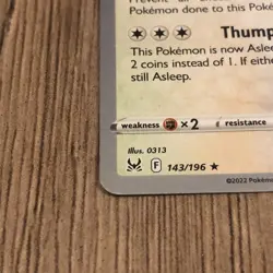 Snorlax 143/196 2023 World Championships Deck Variant Lost Origin Pokemon - Image 5