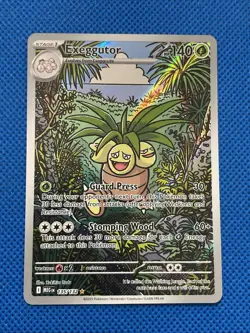 Pokemon Mega Evolution Exeggutor Illustration Rare 135/132 English NM - Image 1