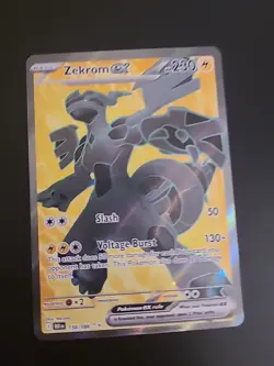 Zekrom ex 158/086 - Pokemon TCG Black Bolt - Full Art Ultra Rare - NM - Image 1