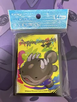 Pokemon Deck Shield Sleeves Black Toxic Danger 64 Count Limited Collector Item - Image 1